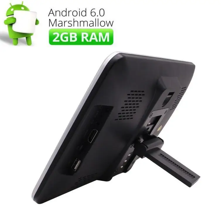 Четырехъядерный автомобильный монитор на подголовник 10 1 дюйма Android 6 0 HD 1080P HDMI