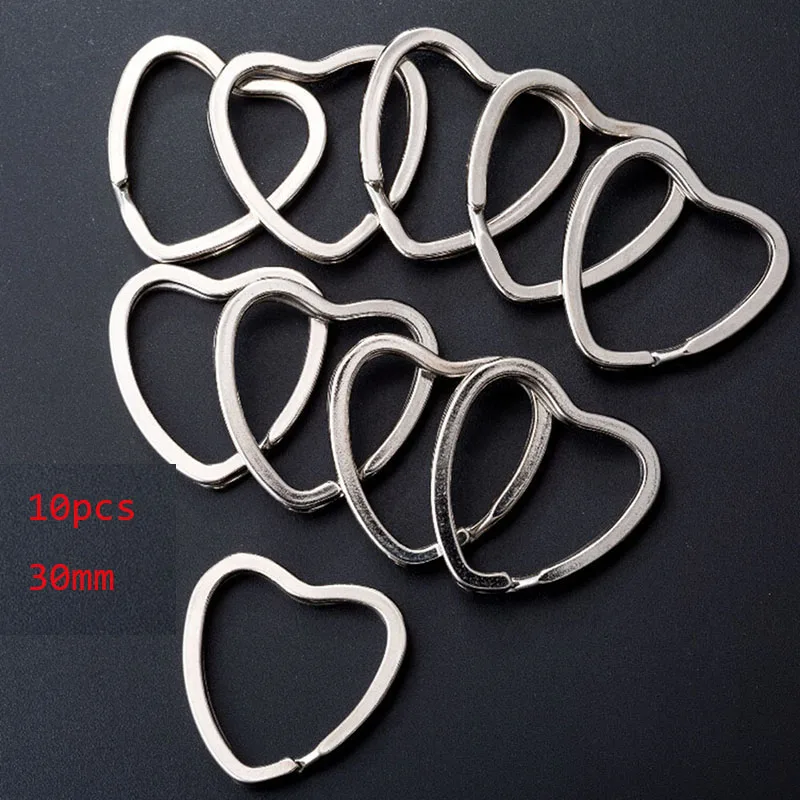 

10pcs Silver Plated Metal Swivel Lobster Clips Key Hook Split Findings Bag Parts Clasps For Keychains Making Bag Acc