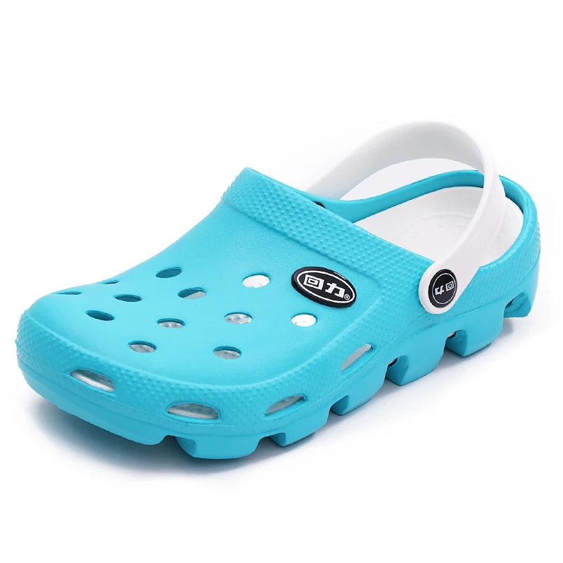 New men sandals hole slippers couple mules and clogs garden shoes for women unisex breathable beach 36-44 BF20 | Обувь