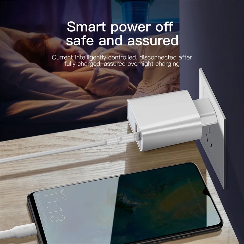 Baseus Quick Charge 4.0 3.0 USB Charger For iPhone Xiaomi Samsung Huawei SCP QC4.0 QC3.0 QC C PD Fast Wall Mobile Phone | Мобильные