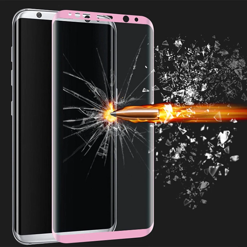 Закаленное стекло для samsung S6 S7 S8 S9 S10 SE Edge Plus Note 8 9 Защита экрана 3D закругленные края полное покрытие Взрывозащищенная пленка
