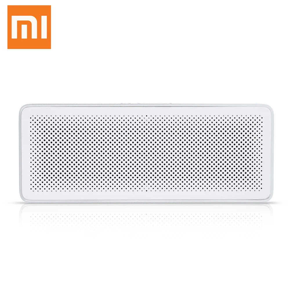 Silver Xiaomi Mi Bluetooth динамик базовый 2 квадратных коробки 2 стерео портативный Bluetooth 4,2 HD Высокое разрешение звук качество воспроизведения - Цвет: Silver