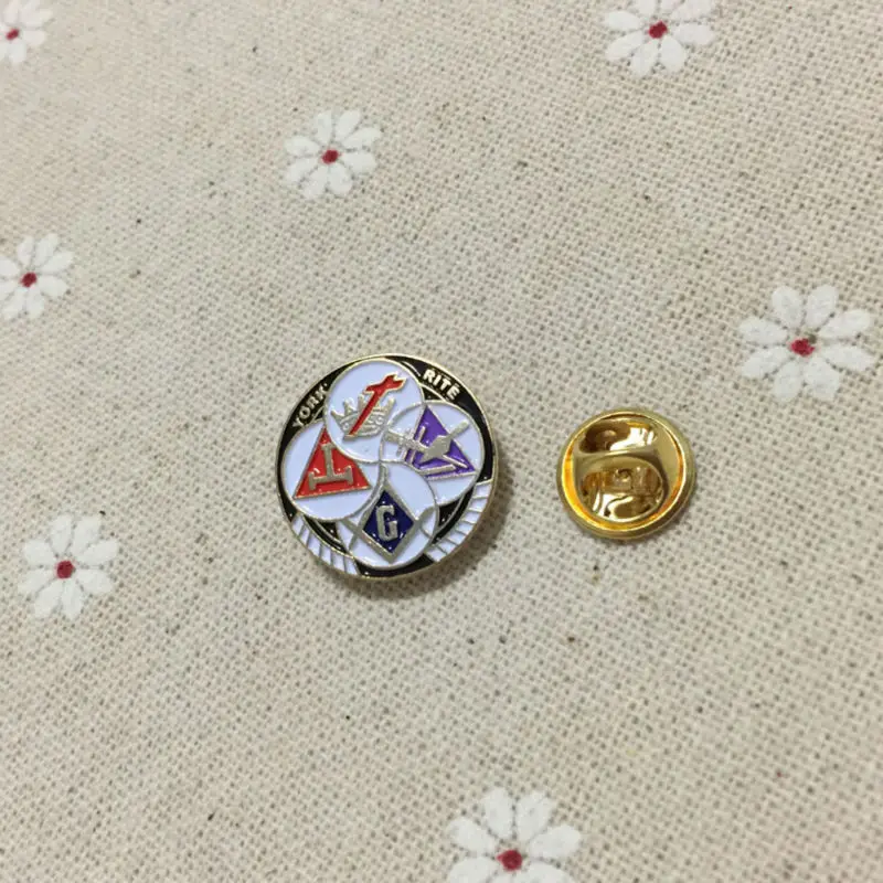 Рыцари темплар Йорк РИТ круглые значки для лацканов френмасон масонская