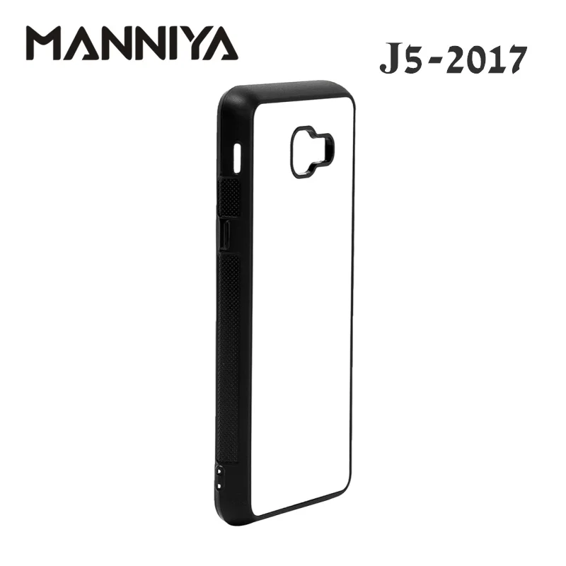 Manniya Blank резина для сублимации ТПУ чехол для Samsung Galaxy J3 J4 J5 J6 J7 J8 с Алюминий вставки 10 шт./лот