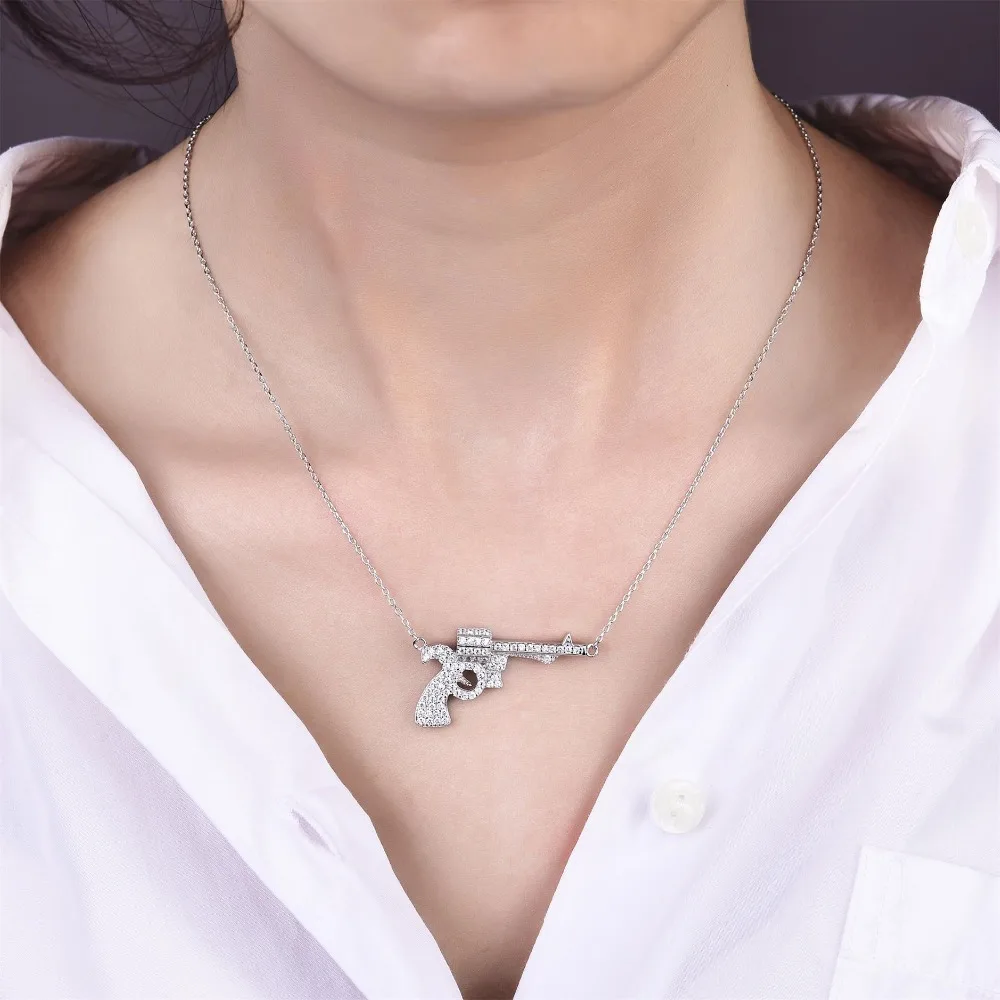 925 пробы серебряное колье шарма ювелирных изделий в стиле Collares Bijoux (украшения