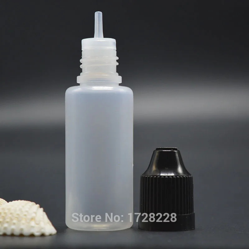 Пластиковый флакон-капельница 15 мл жидкость для глаз сжимаемая разноцветная
