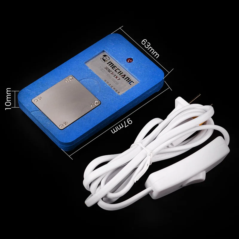 Host Механический процессор NAND чип посадки нагревательная платформа для IPHONE BGA A8 A9 A10 A11 A12 позиционирование сталь чистая ремонт удалить клей Номинальный - Цвет: Host