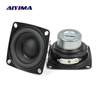 aiyima 2pcs 2inch full range speakers 20 core 4 ohm 10w enthusiast diy flat arc rubber edge neodymium magnet hifi speaker