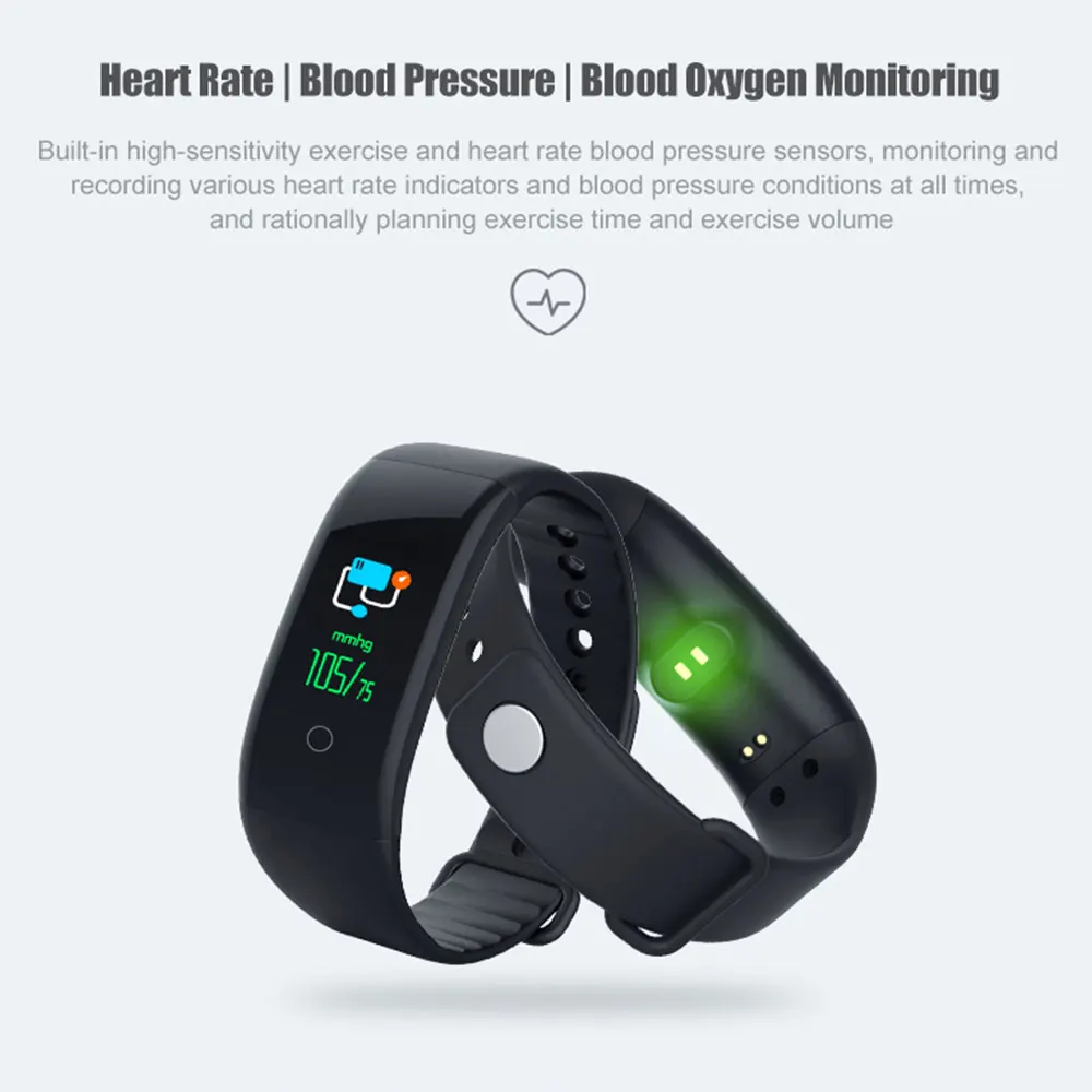 Смарт браслет V66S умные часы с поддержкой Bluetooth для занятий спортом IP68