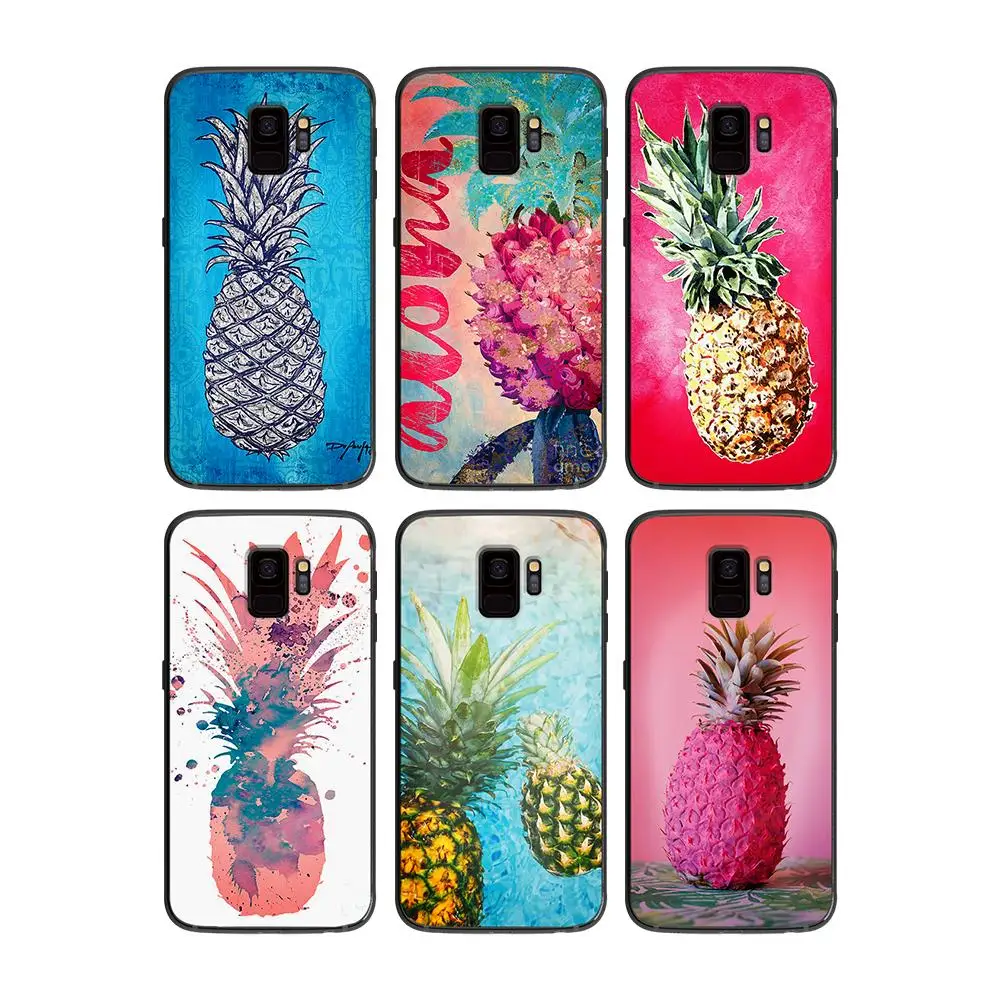 Индивидуальный художественный желтый морской ананас мягкий чехол для телефона