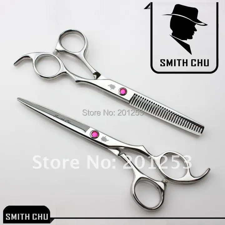 6," Парикмахерские ножницы SMITH CHU ножницы для стрижки волос филировочные ножницы Япония 440c Профессиональные парикмахерские наборы Tesoura LZS0003