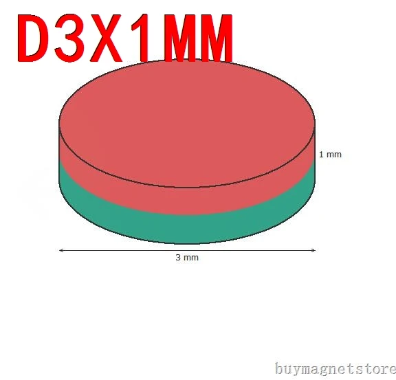 3* 1 100 шт. 3 мм x 1 мм N35 маленький диск магниты редкоземельные neodimio неодимовый магнит сильный scalextric магниты
