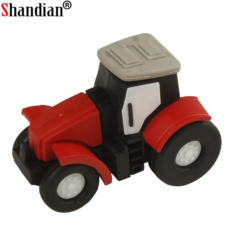 SHANDIAN грузовик usb флэш-накопитель сельскохозяйственный транспорт ручка привод 4 ГБ 8 ГБ 16 ГБ 32 ГБ 64 ГБ usb-носитель мини-джойстик флешка