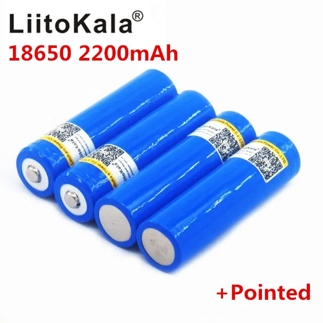 Новый литий-полимерный аккумулятор LiitoKala 18650 с емкостью 3 7 в 2200 мАч перезаряжаемый