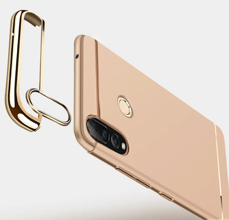 Чехол для Huawei P30 чехол lite Pro ТПУ Жесткий съемный с металлическим покрытием цвета