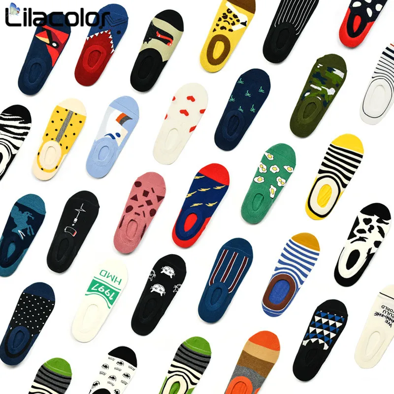 Женские и мужские носки с героями мультфильмов модные забавные милым аниме для