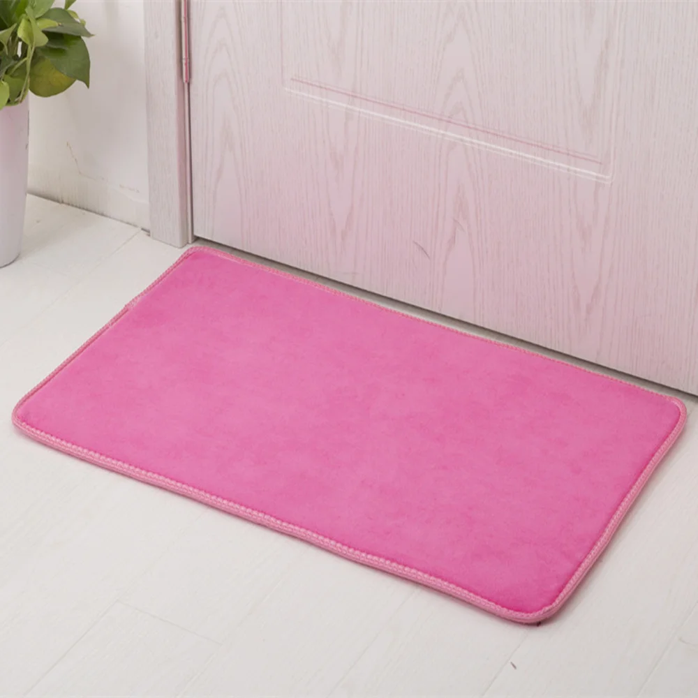 50X80CM Противоскользящий ковер для ванной комнаты коврики впитывающие коралловые