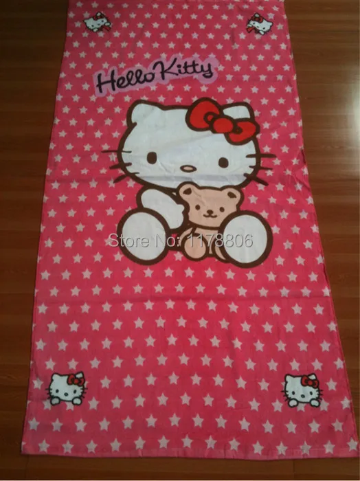 2014 new kitty children towel beach cotton home free shipping 192 | Полотенца