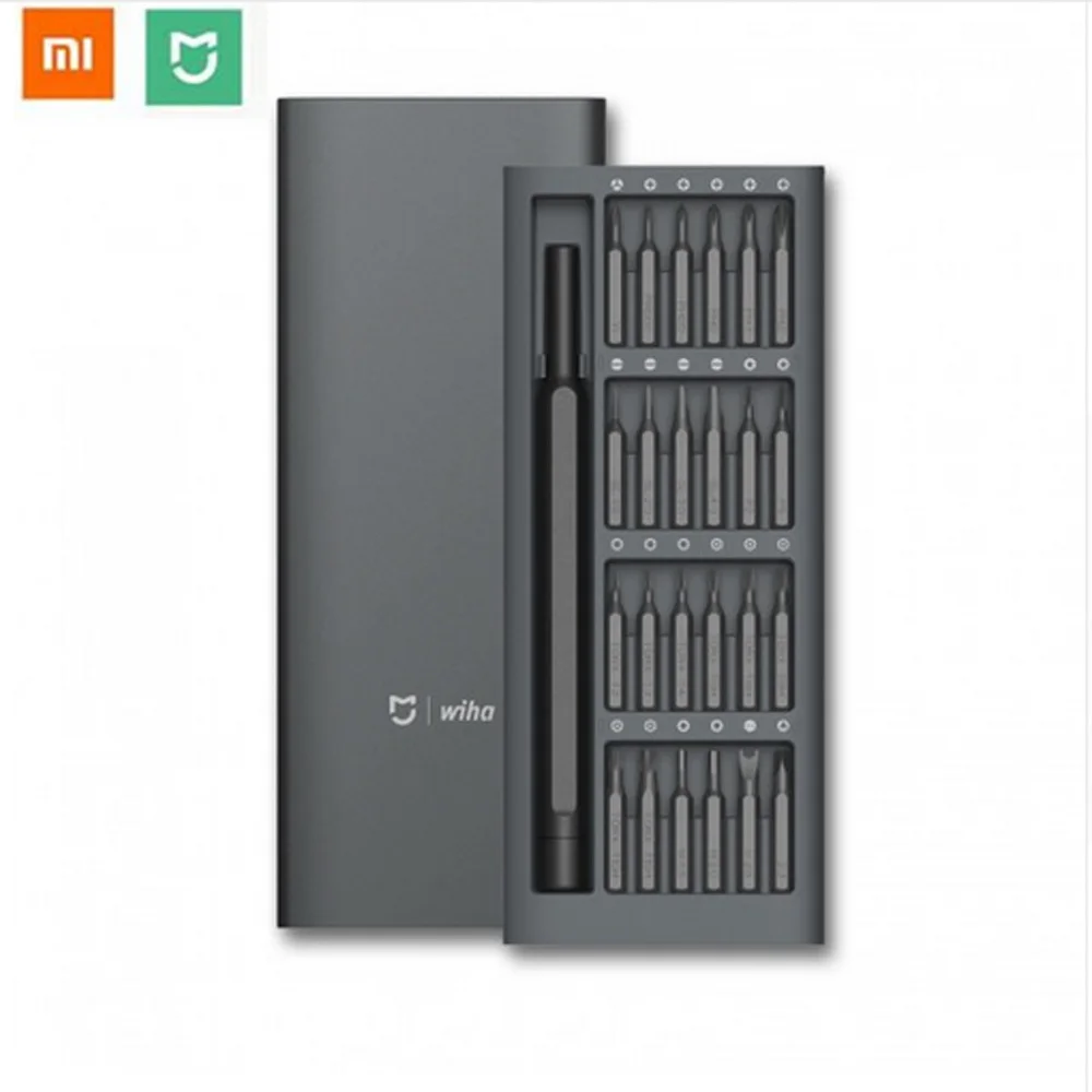 Xiaomi Mijia Wiha ежедневно Применение отвертка комплект 24 точность магнитные биты
