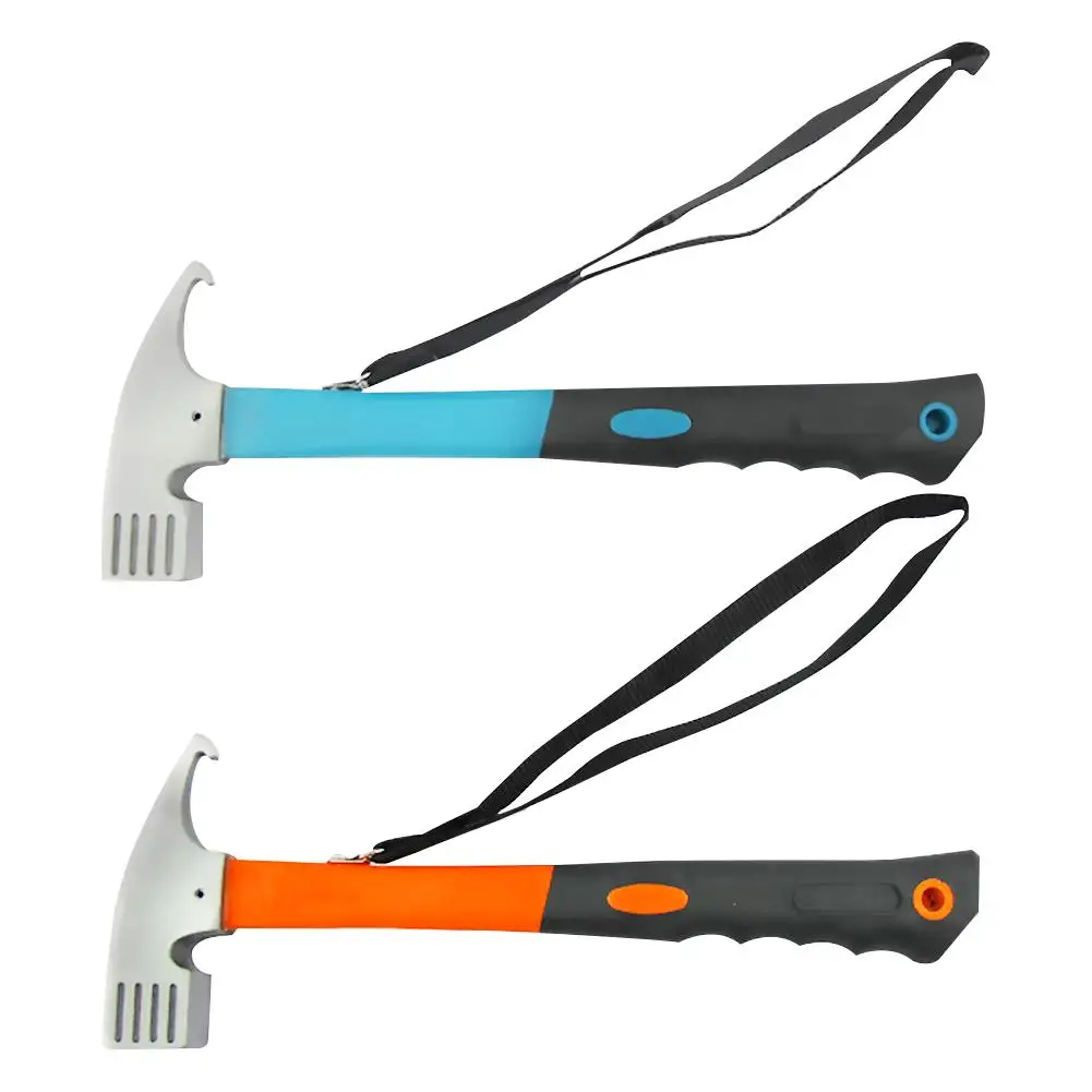 

New Style Outdoor Hammer Mountaineering Camping Essential Tent Nail Puller Multi-functional Hammer Tools