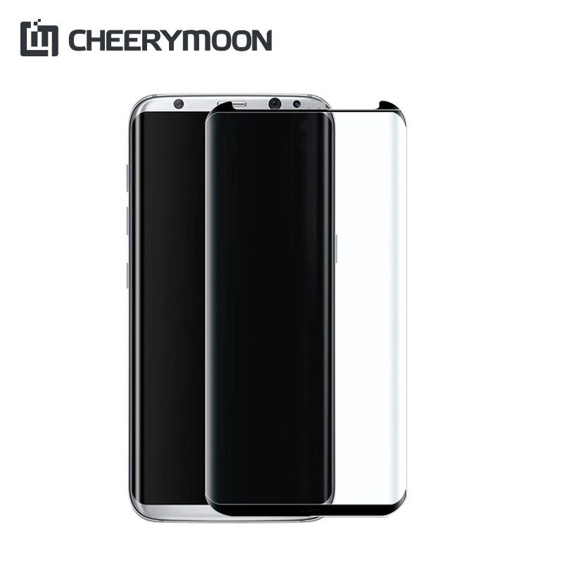 

CHEERYMOON 3D Full Glue For Samsung Galaxy S8/S8 Plus Oleophobic Coating Full Cover Screen Protector S8 S8Plus Tempered Glass