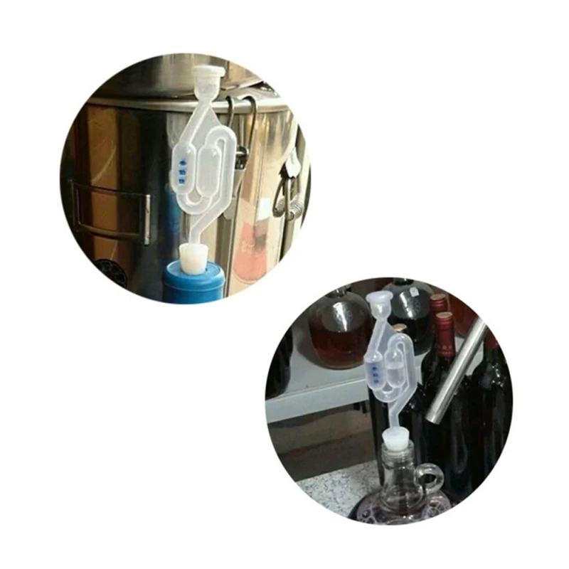 Домашнее ПИВОВАРЕНИЕ вино пробки силиконовая вилка с отверстием для воздушного