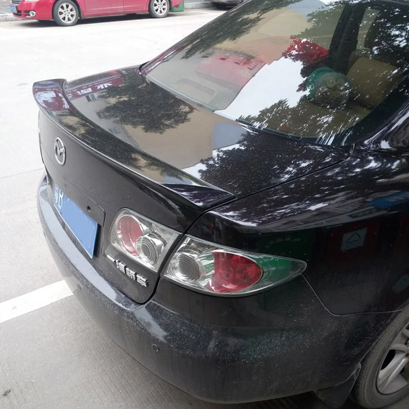 Декоративный спойлер для заднего багажника Mazda 6 2003-2011 из АБС-пластика |