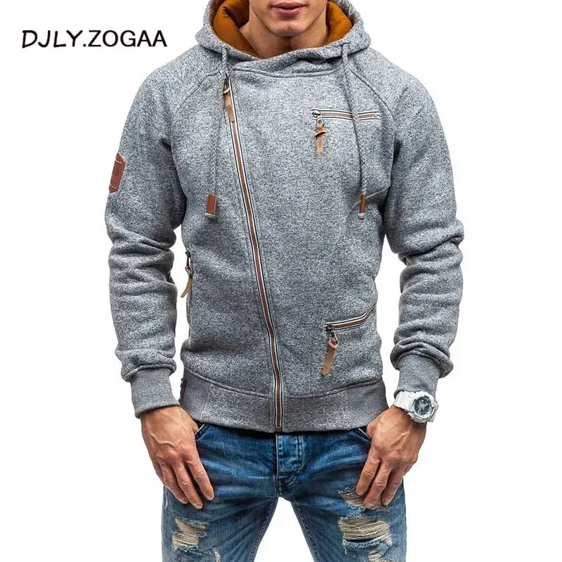 Мужская толстовка с капюшоном на молнии большого размера осень и зиму M-4XL | одежда