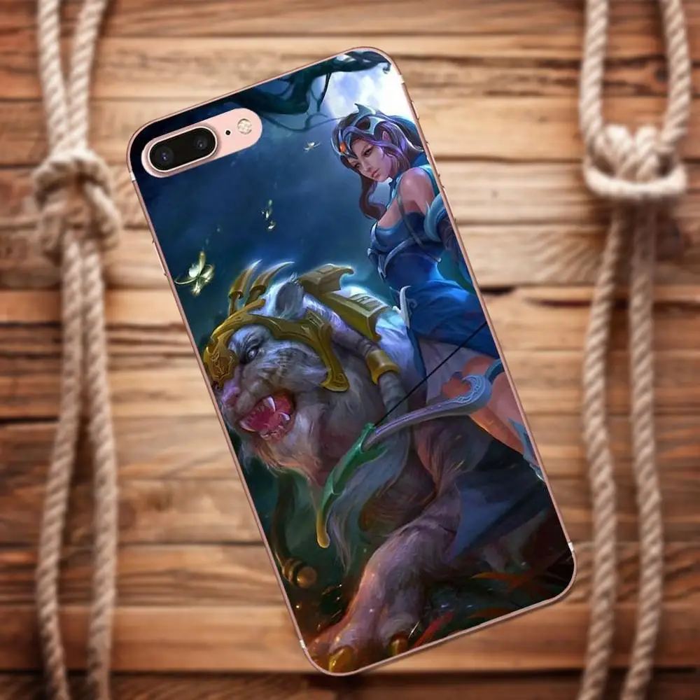Мягкий чехол Vvcqod Mirana Dota 2 для sony Xperia Z Z1 Z2 Z3 Z4 Z5 compact Mini Premium M2 M4 M5 T3 E3 E5 XA | Мобильные