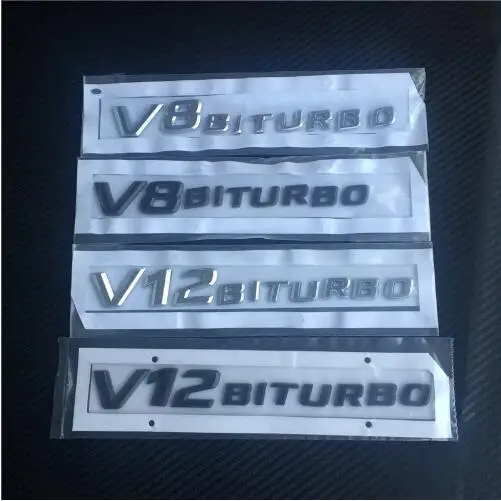1 шт. новый автомобильный Стайлинг V8 V12 Biturbo V8Biturbo V12Biturbo черный серебряный значок