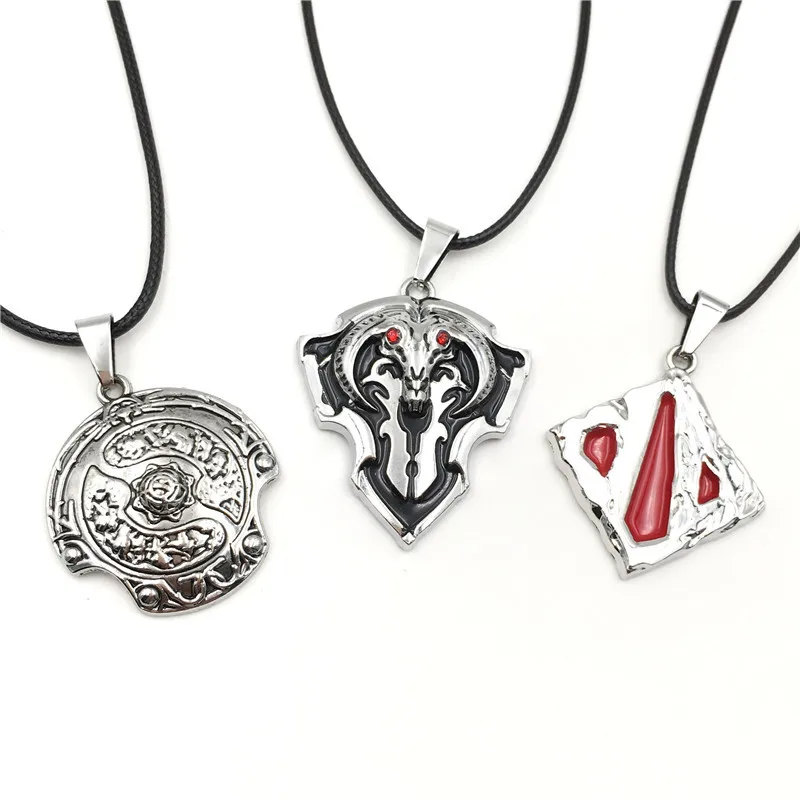 Hot Game Dota2 Transfer Scroll Champion Shield Immortal Vanguard Necklace Of Logo Series Choker Gifts | Украшения и аксессуары