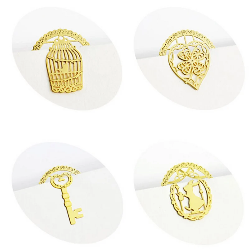 7 шт./лот Мультяшные животные кружевная Закладка милые канцелярские