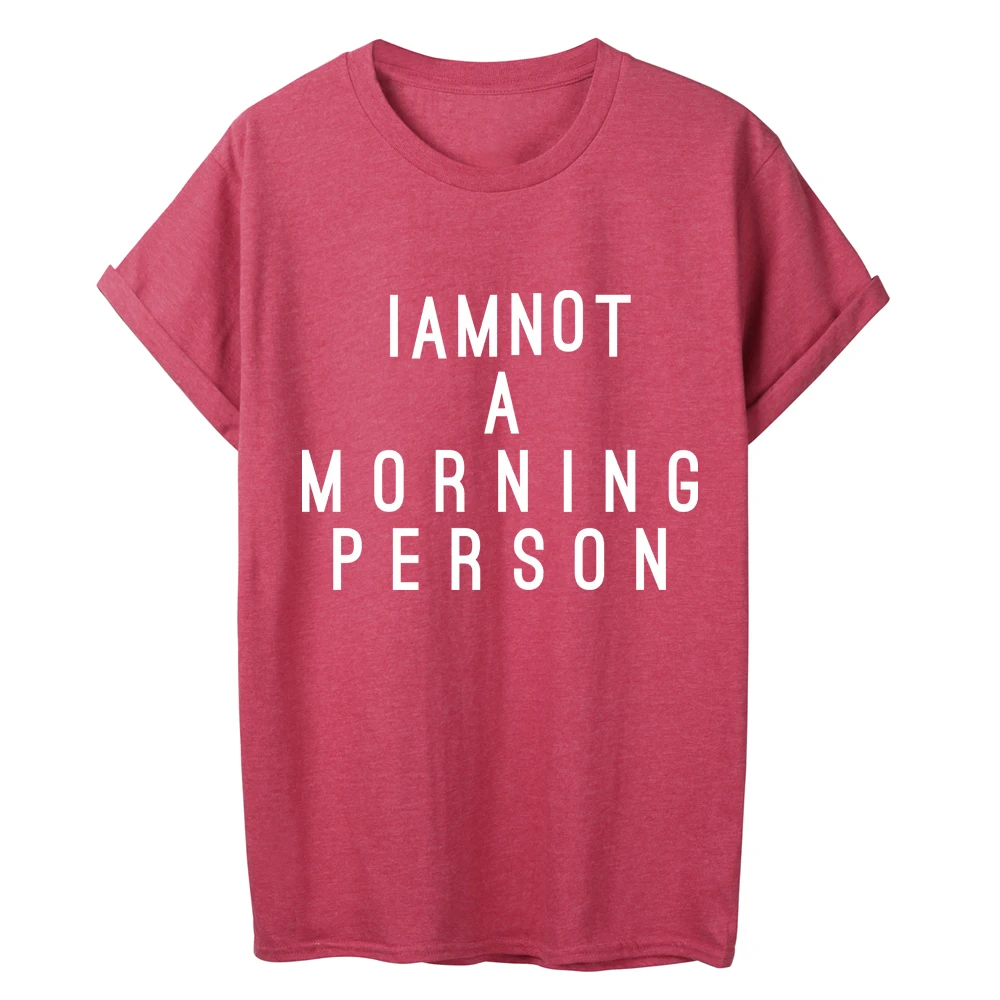 Женская футболка с надписью I Am Not A Morning Person|Футболки| |
