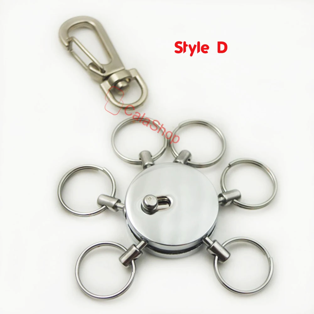 1 компл./лот съемный крючок Swivel Detatchable Multi Key Ring Keychain Clip Card Keyholder Accessories | Дом и сад