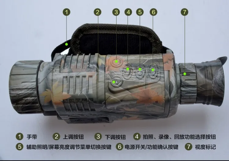 Высококачественный подарок 8GB цифровой Монокуляр инфракрасные очки ночного
