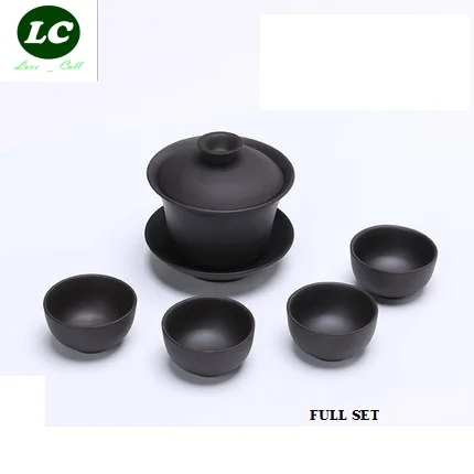 Бесплатная доставка чашки для воды чайные набор из фиолетовой глины фиолетовый