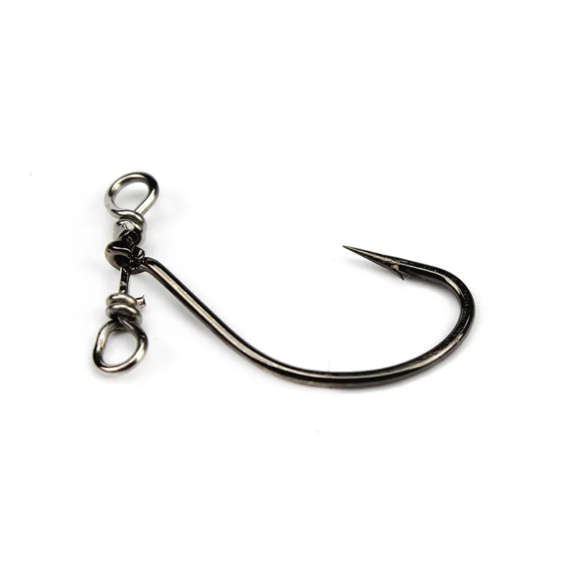 Amlucas 10pcs/lot Crank Hook High Carbon Steel Fishing 2.5cm 0.4g Jig Head Sharped Fishhooks for Soft Lure WW1130 | Спорт и