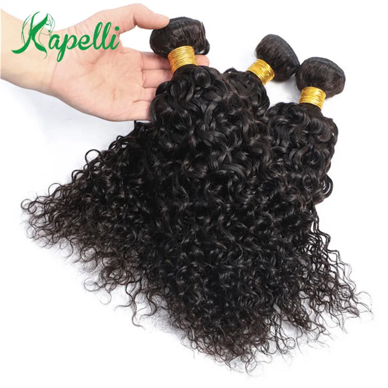 Малазийские курчавые вьющиеся пряди волос с застежкой волнистые человеческие