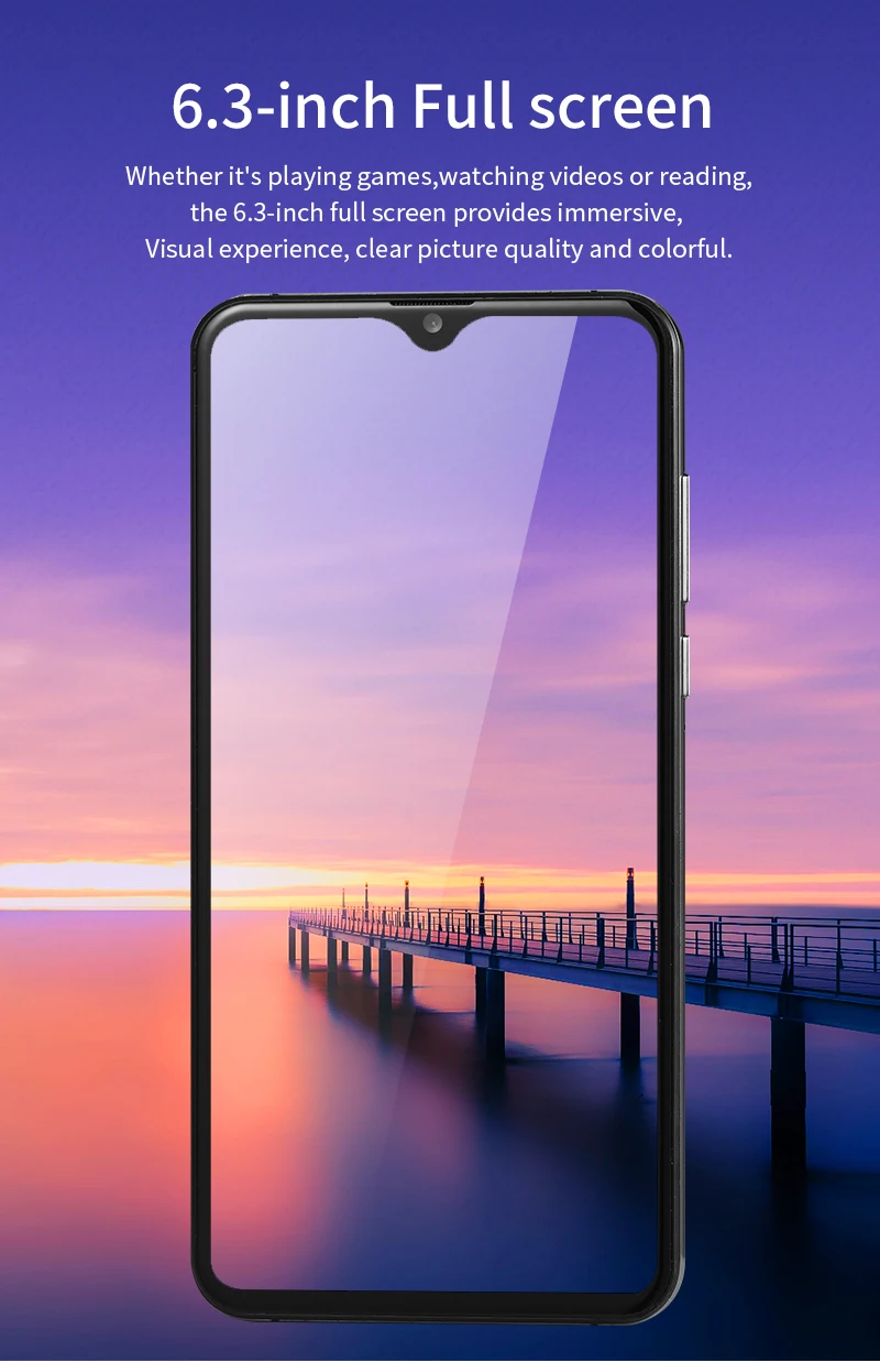 Оригинальные мобильные телефоны Android A5 Pro, 4 грамма+ 64 грома, 6,3 дюйма, капли воды, 720*1520, 13 МП, мобильные телефоны, разблокировка лица, смартфоны