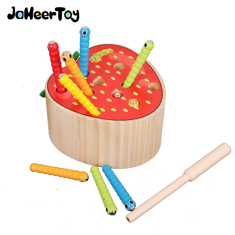 Игра игра Поймай червя деревянная игрушка для детей от 2 до 3-4 лет | Игрушки и хобби