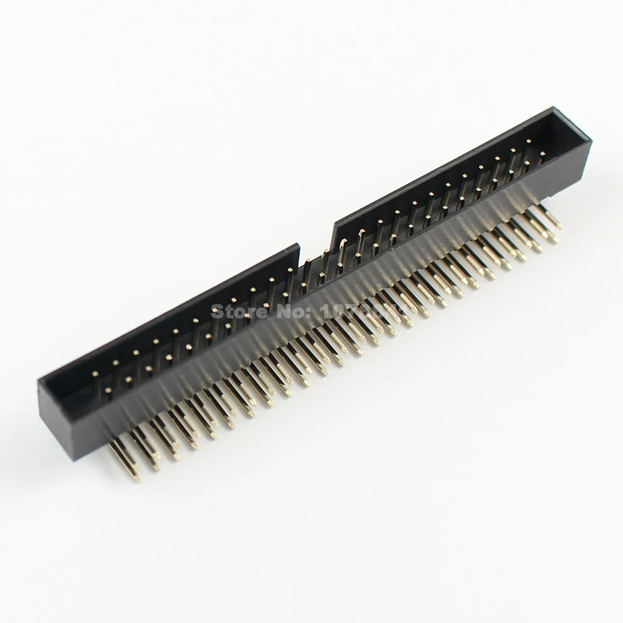 10 шт. 2 мм 2X25 контактов 50 прямоугольный Штекерный кожух разъем IDC Box|connector 2mm|connector