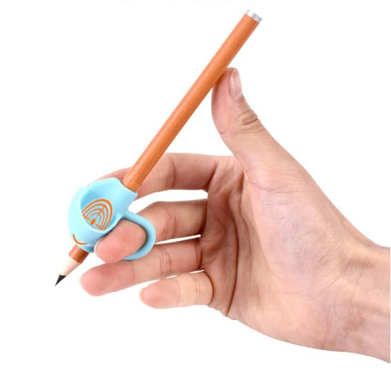 3 учеников начальной школы силиконовый двойной палец эргономичный коррекции
