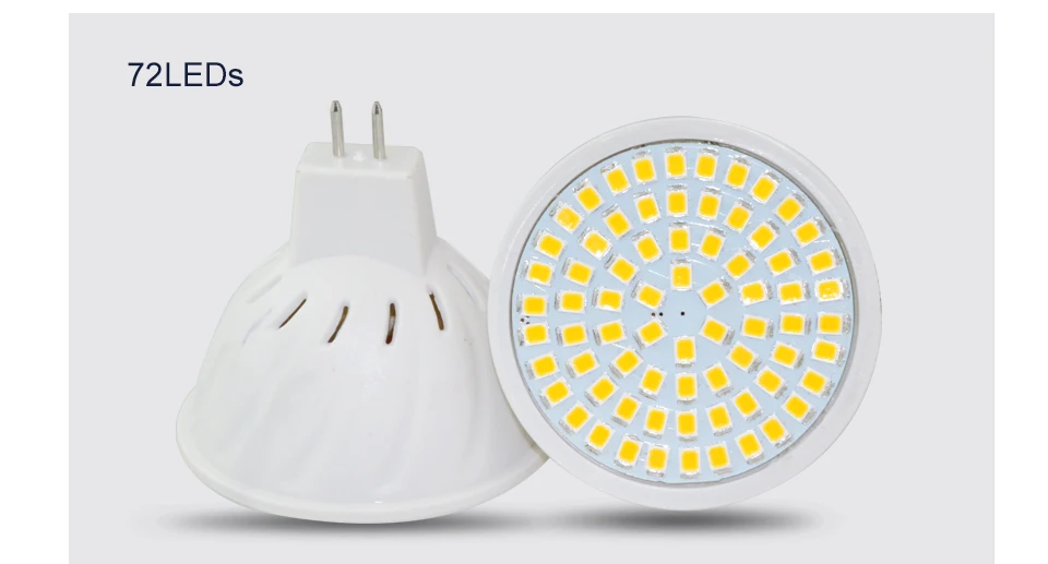 MR16 светодиодный 12V AC DC 12V 24V 10 V-30 V Светодиодный лампа GU5.3 4 Вт 6 Вт 8 Вт 36 54 72 светодиодный s прожектор SMD2835 канделябр лампада ампулы