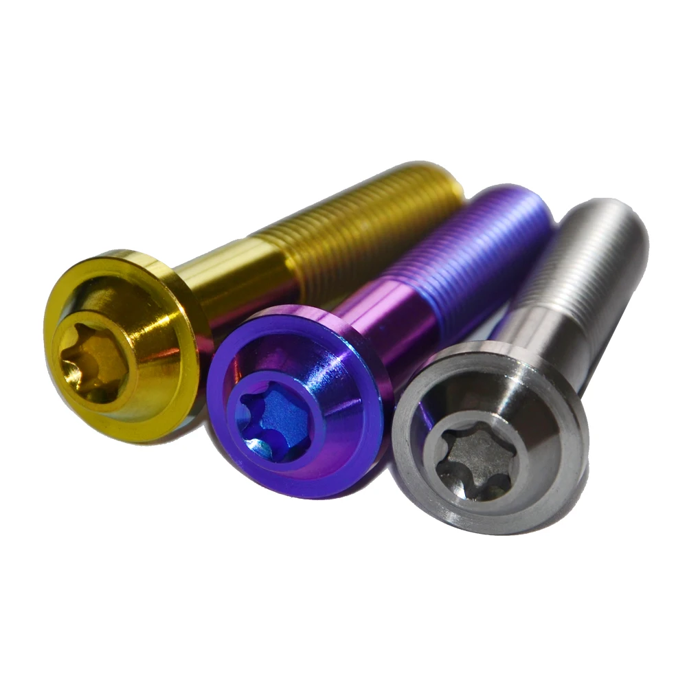 2 шт. Ti Болт M10 x 60x1 5 1 25 Torx Винт С Титановым болтом крепеж из титана для гонок на