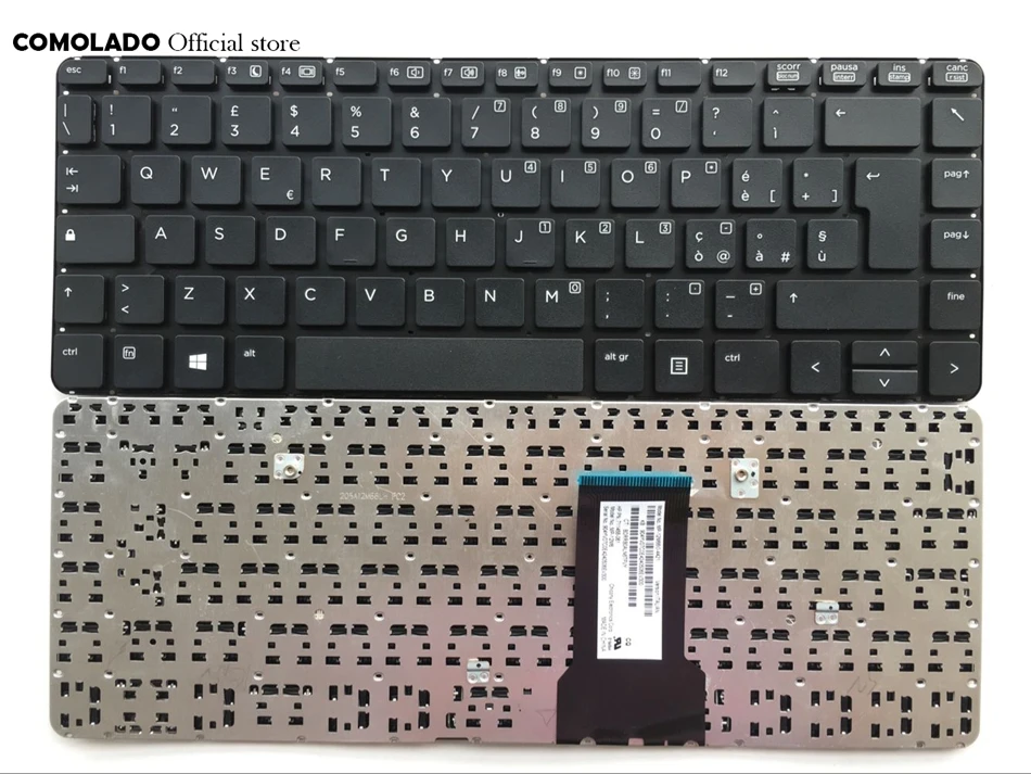 Это итальянская клавиатура для HP PROBOOK 430 G1 черная wuthout рамка Клавиатура ноутбука IT
