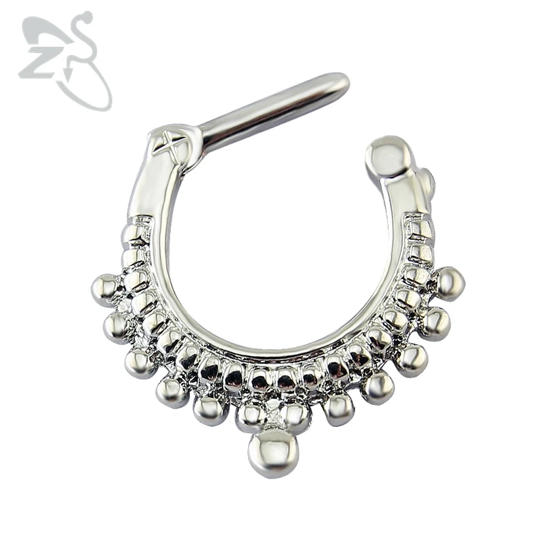 Кольцо для пирсинга носа из нержавеющей стали 16g | Украшения и аксессуары