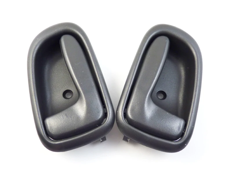 ISANCE 2 шт. Передняя или задняя Левая Правая внутренняя ручка двери темно серый для