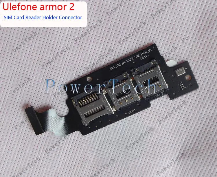 Оригинальный Ulefone Armor 5 держатель для чтения sim карт разъем MTK Helio P25 Octa Core 0 ''FHD