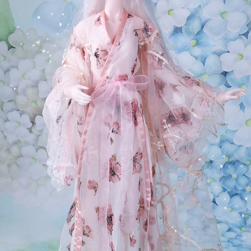 Кукольная одежда ручной работы халат ночная рубашка для 1/3 Bjd куклы аксессуары 60