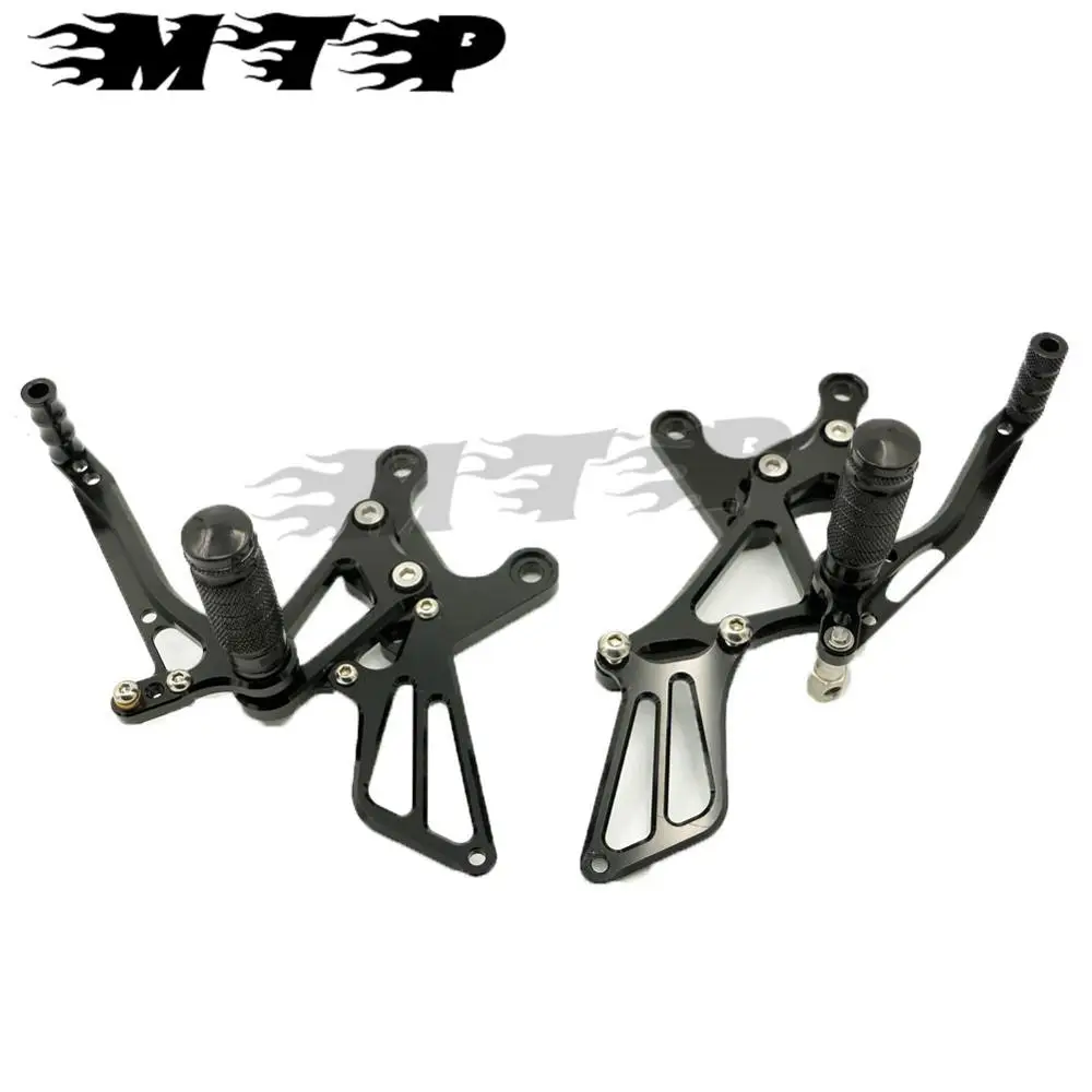 Полный CNC алюминиевый мотоцикл Регулируемый Rearsets задний Набор подножки для KAWASAKI